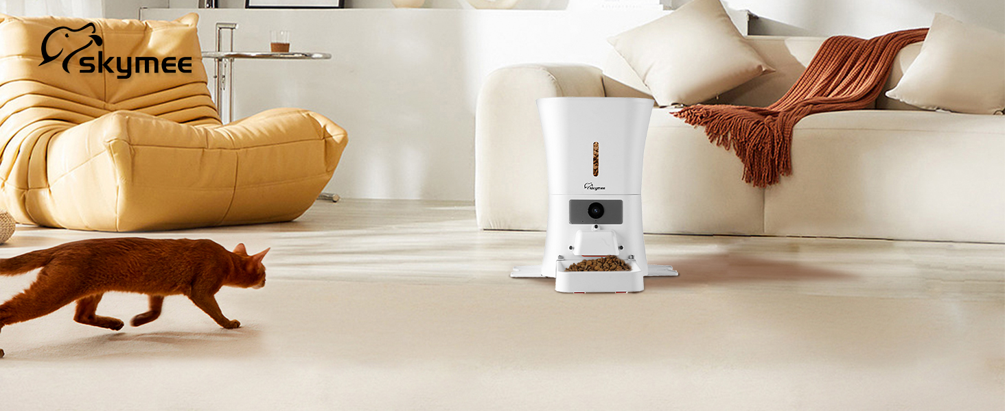 skymee スマート給餌器 AI 楽天市場】SKYMEE SMART FEEDER 自動給餌機（スカイミー 自動